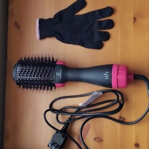 DORISILK 2 IN 1 Hair Dryer Brush, Hot Air Brush, BlowDryer Brush.Ceramic Coating